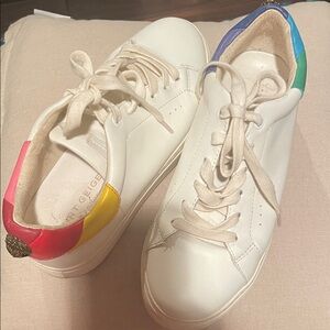 Kurt Geiger White Sneakers with Multicolor Accents